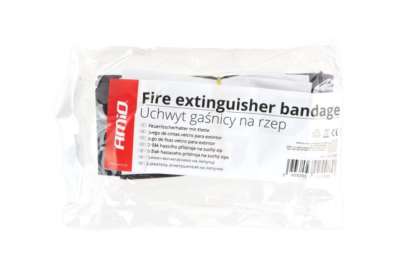 Držiak hasiaceho prístroja na suchý zips AMiO-02498 – Obrázok 4