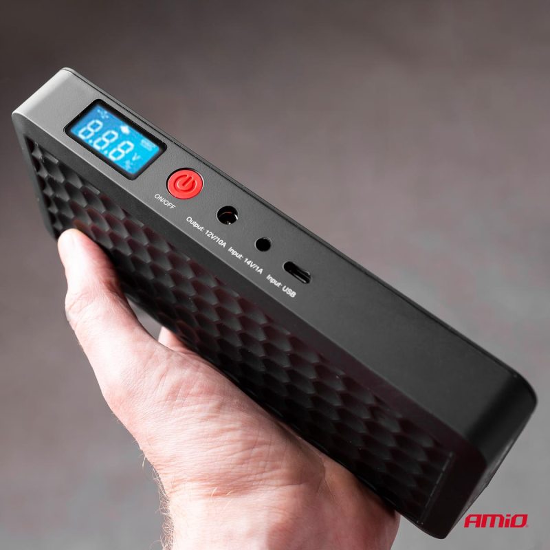 Štartovacie zariadenie AMiO Powerbank 12V 4Ah 800A SJ02 – Obrázok 10