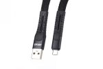 Pružinový kábel USB+microUSB 1.2m FullLINK UC-12 – Obrázok 2
