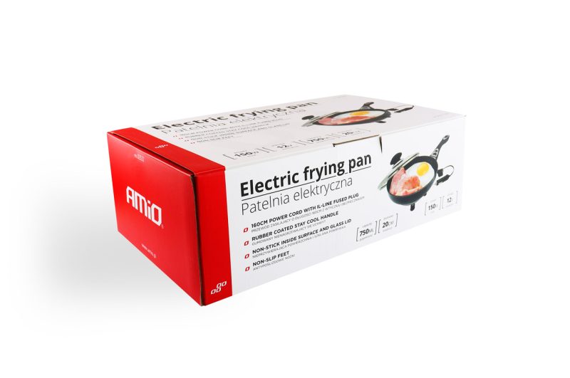 Elektrická panvica do auta 20cm x 4cm 150W 12V AMiO-02532 – Obrázok 5