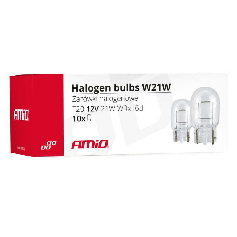 Halogénové žiarovky T20 W21W W3x16d 12V 21W 10ks – Obrázok 3