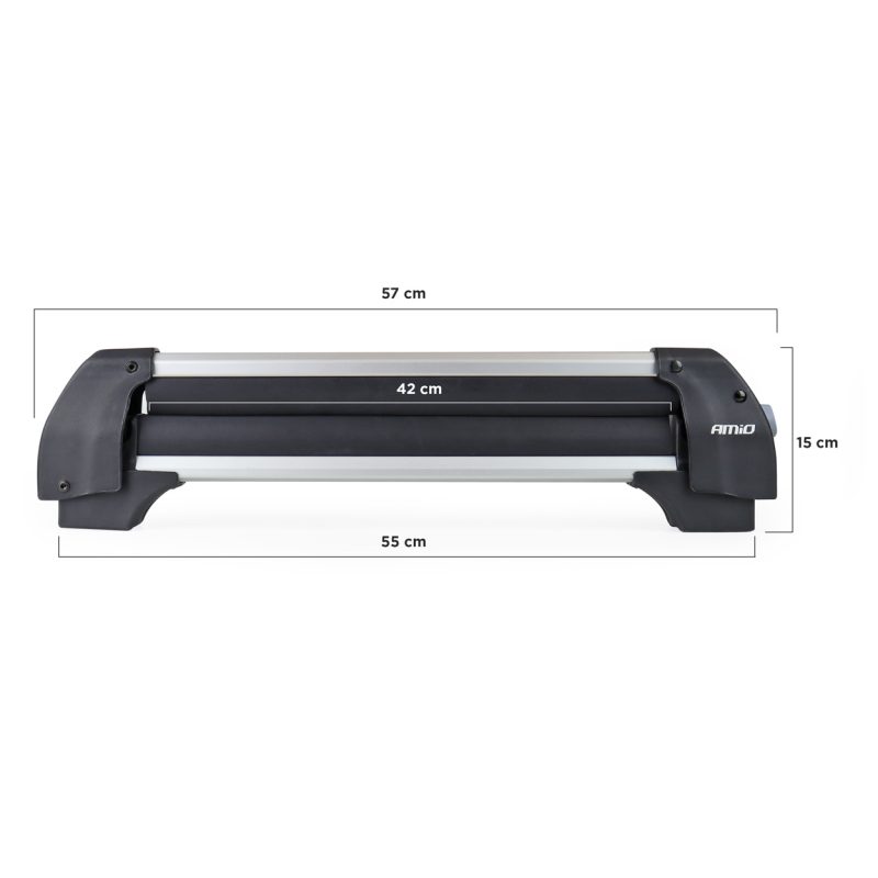 Strešný nosič na lyže/snowboard 570mm SSR-01S AMiO-02590 – Obrázok 10