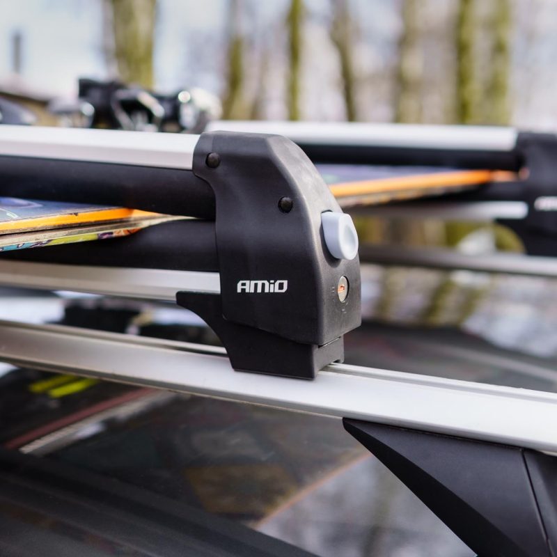 Strešný nosič na lyže/snowboard 570mm SSR-01S AMiO-02590 – Obrázok 15