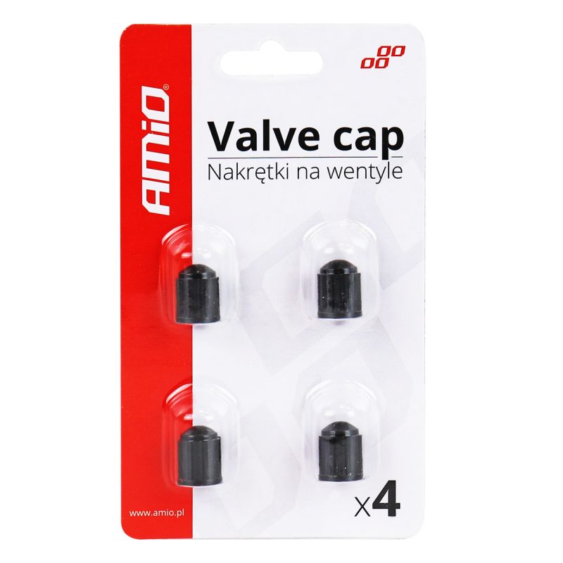 Krytky ventilov, čierne 4 ks – Obrázok 3