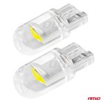 LED žiarovky STANDARD T10 W5W COB HPC 12V Clear white – Obrázok 7
