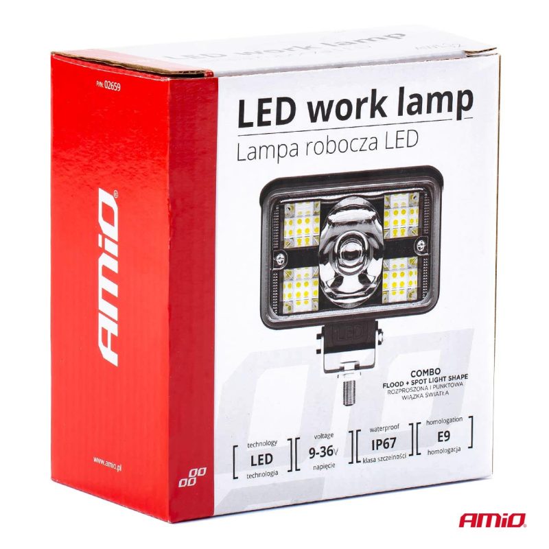 Pracovné LED svetlo AWL32 17 LED COMBO 9-36V – Obrázok 8