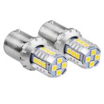 LED žiarovky CANBUS 3030 16SMD 1156 BA15S P21W R10W R5W White 12V/24V – Obrázok 2