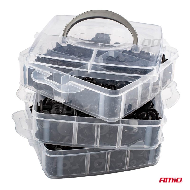 Spony a príchytky na čalúnenie vozidiel 620ks – Obrázok 2
