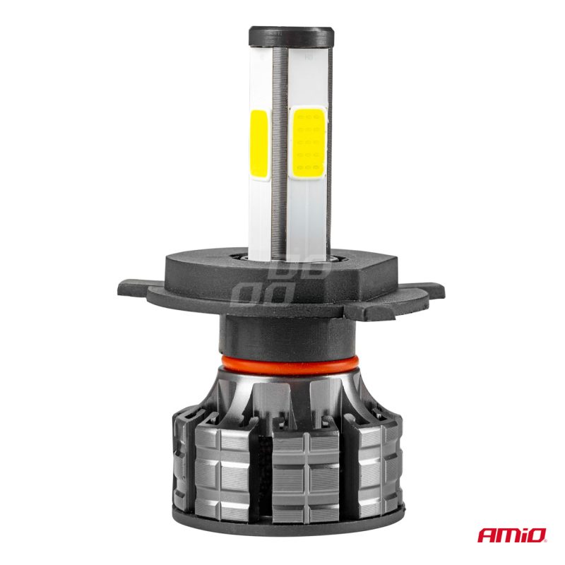 LED žiarovky hlavného svietenia H4 COB 4Side AMiO – Obrázok 7