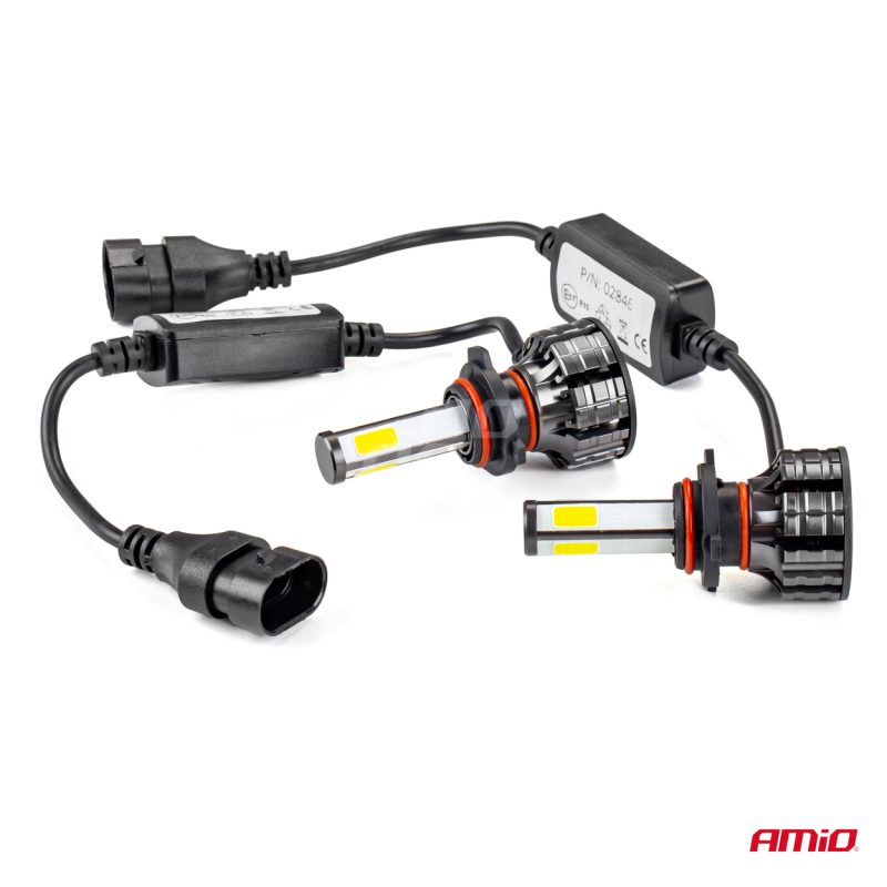 LED žiarovky hlavného svietenia HB3 COB 4Side AMiO – Obrázok 12