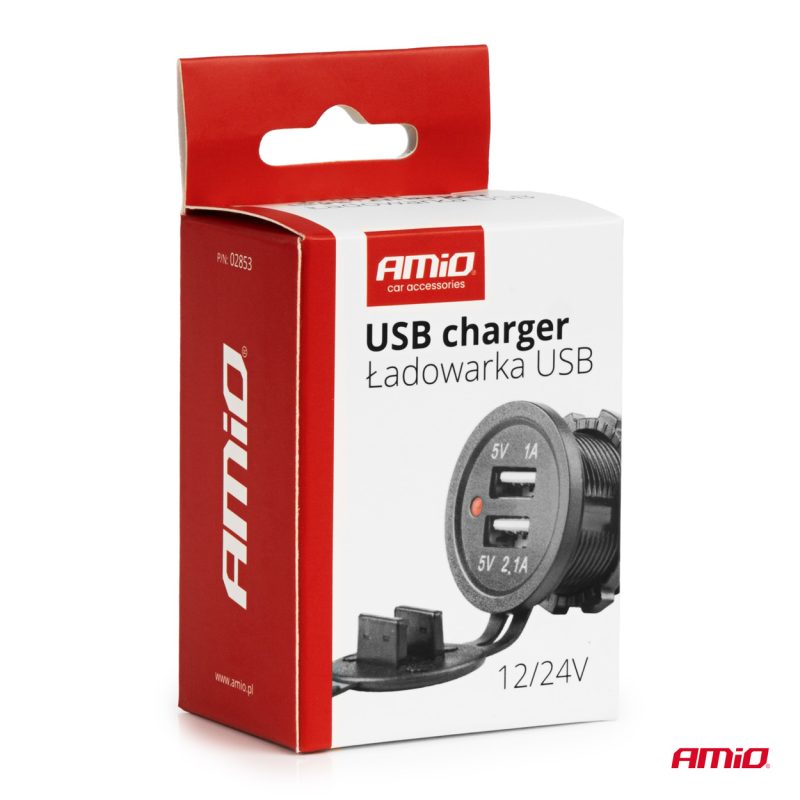Nabíjačka 2xUSB 12/24V MOD-03 AMiO-02853 – Obrázok 5