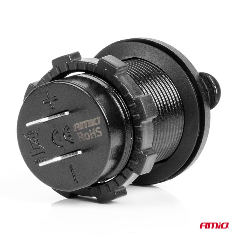 Nabíjačka 2xUSB 12/24V MOD-04 AMiO-02854 – Obrázok 2