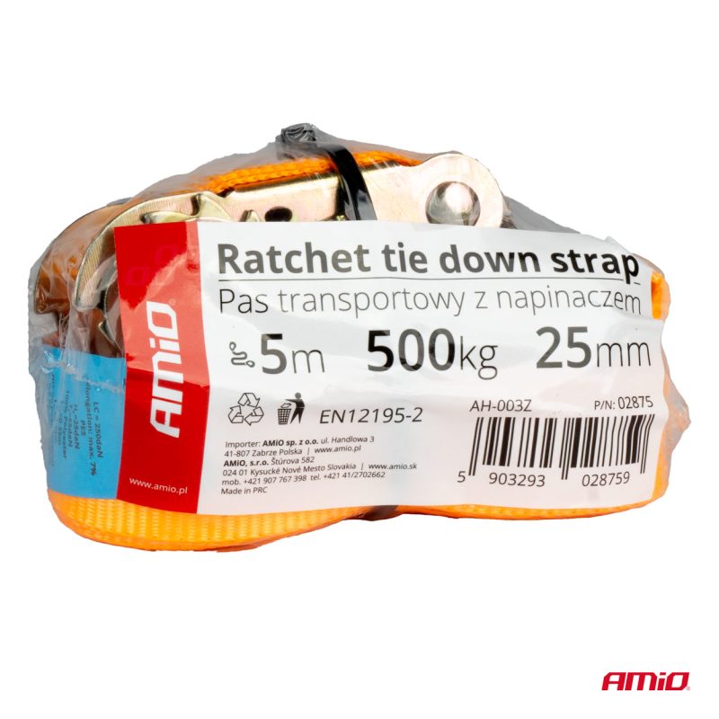 Upínací popruh s račňou 500kg 25mm 5m BELT-07 – Obrázok 7