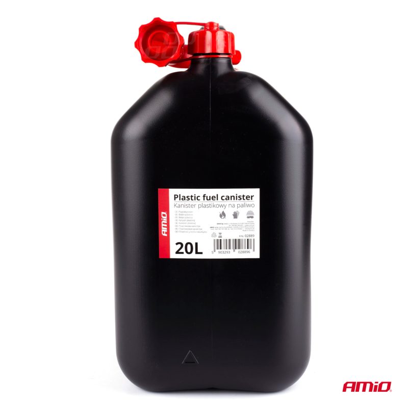 Kanister na benzín plastový 20L AMiO-02889 – Obrázok 2