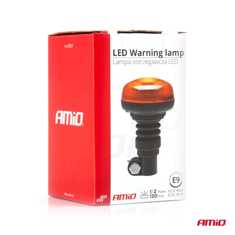 Výstražný maják W21pl tyčový Flexi R65 R10 18LED 12 / 24V IP56 – Obrázok 5