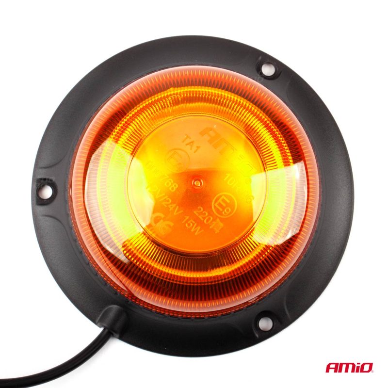 Výstražný maják W213bl 3 skrutky R65 R10 18LED 12/24V IP56 – Obrázok 4