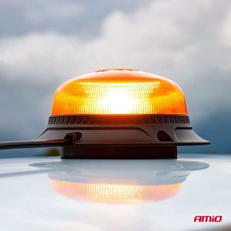 Výstražný maják W213bl 3 skrutky R65 R10 18LED 12/24V IP56 – Obrázok 8