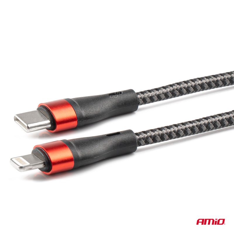 Kábel USB-C+Lightning 200 cm FullLINK UC-19 – Obrázok 4