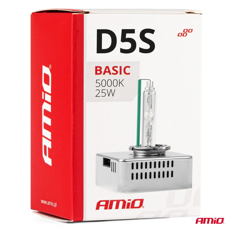 Xenónová výbojka D5S 25W 5000K AMiO BASIC AMiO-02941 – Obrázok 4