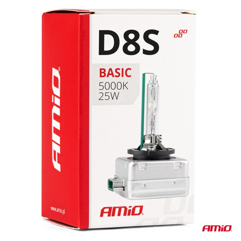 Xenónová výbojka D8S 35W 5000K AMiO BASIC – Obrázok 3