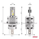 LED žiarovky hlavného svietenia H4/H19 X2 Series AMiO – Obrázok 3