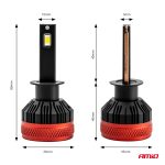 LED žiarovky hlavného svietenia H1 X3 Series AMIO-02977 – Obrázok 3