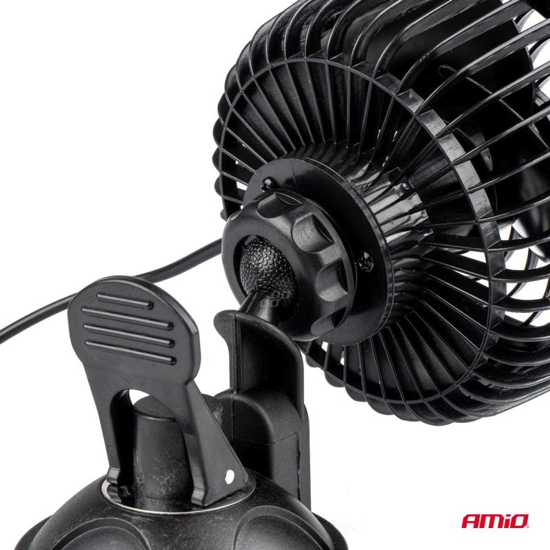 Ventilátor do auta s prísavkou 4,5" 24V – Obrázok 4