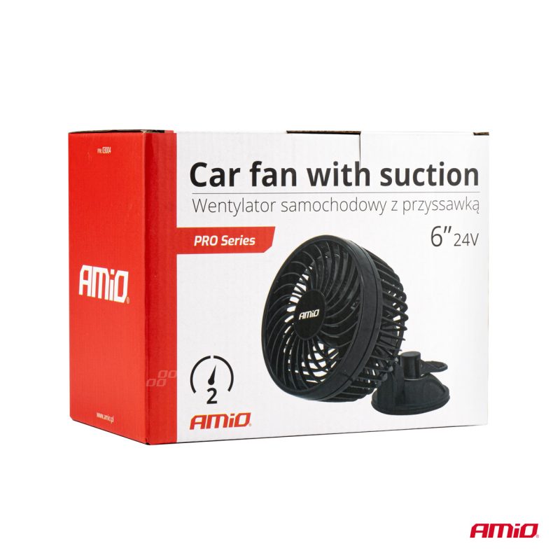 Ventilátor do auta s prísavkou 6" 24V – Obrázok 7