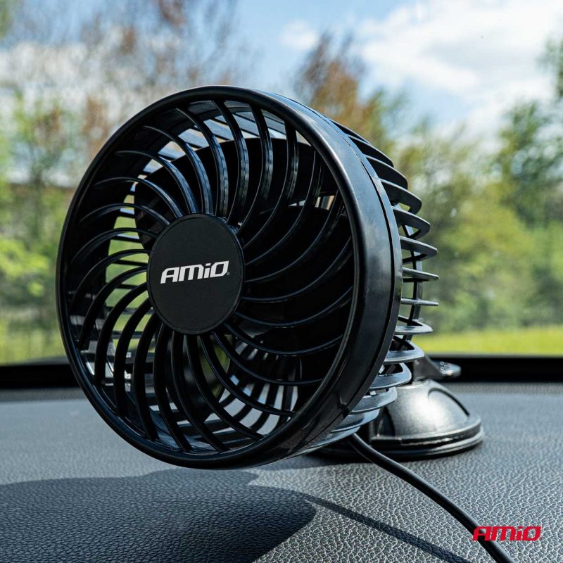 Ventilátor do auta s prísavkou 6" 24V – Obrázok 2