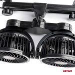 Ventilátor do auta pre opierku hlavy 2x4" 12V – Obrázok 3