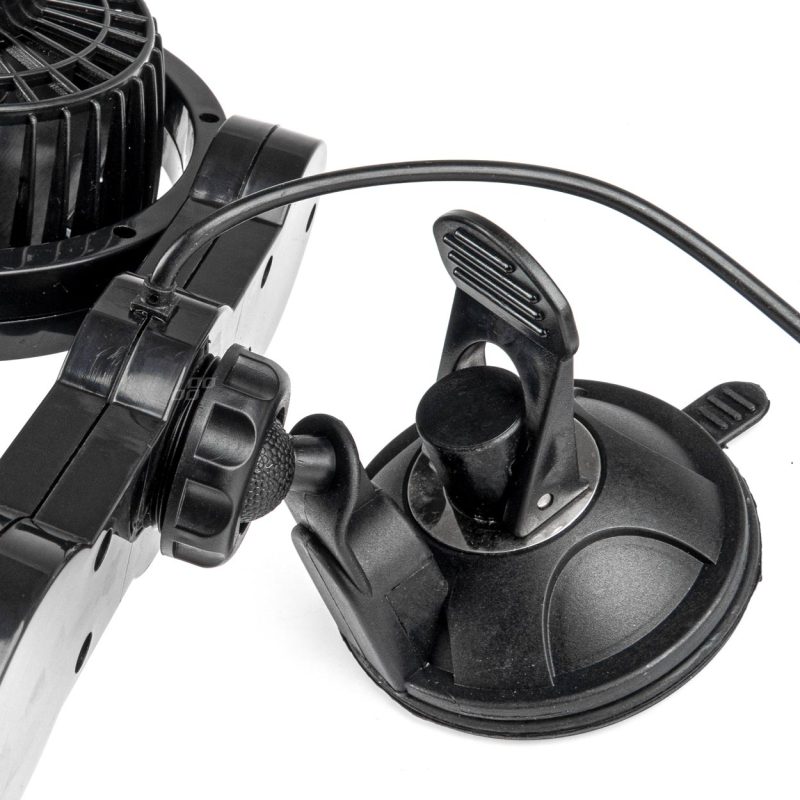 Ventilátor do auta s prísavkou 2x4" 24V – Obrázok 3