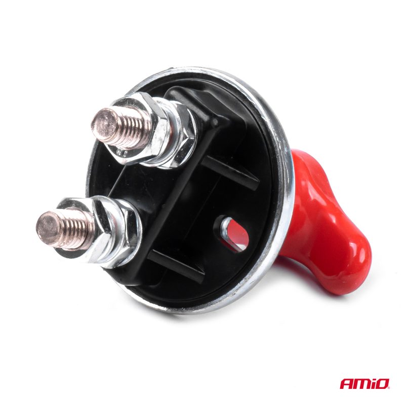 Hlavný vypínač autobatérie hebel 12/24V AMIO-03024 – Obrázok 3