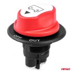 Hlavný vypínač autobatérie 12/24V max.50A AMiO-03025 – Obrázok 2