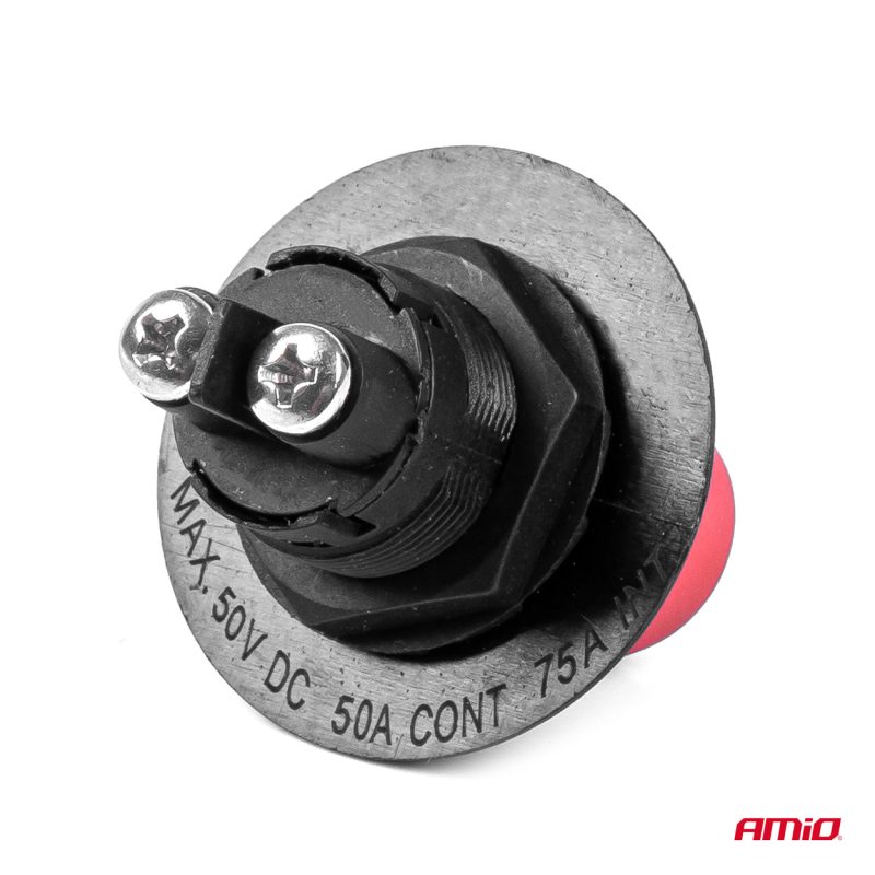 Hlavný vypínač autobatérie 12/24V max.50A AMiO-03025 – Obrázok 3