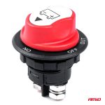 Hlavný vypínač autobatérie 12/24V max. 100A AMiO-03026 – Obrázok 2