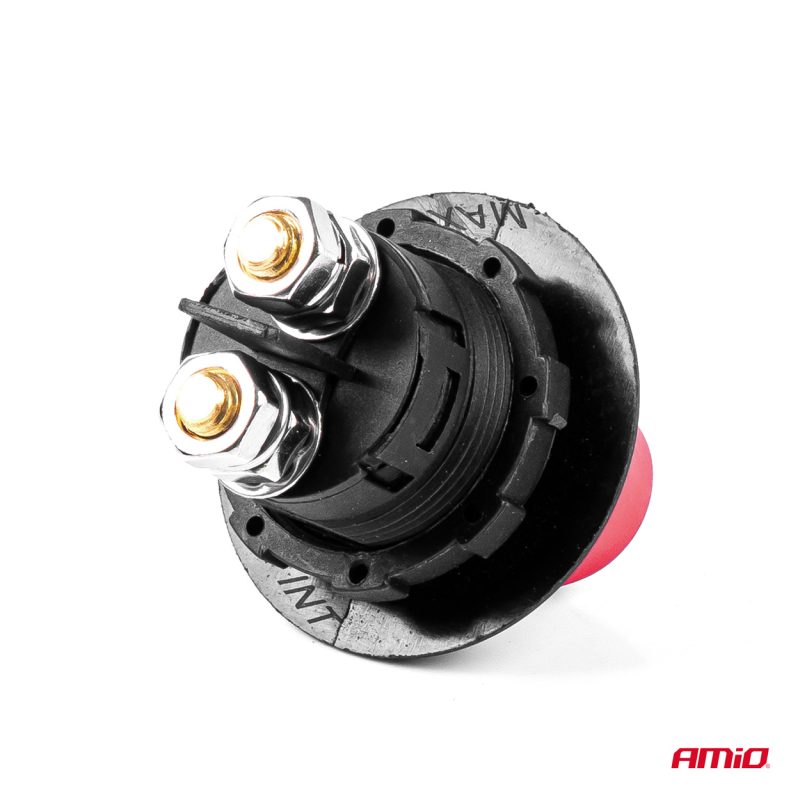 Hlavný vypínač autobatérie 12/24V max. 100A AMiO-03026 – Obrázok 3