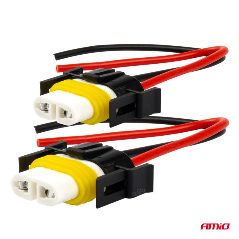 Keramické pätice 2 ks H8/H11/H16 AMIO – Obrázok 2