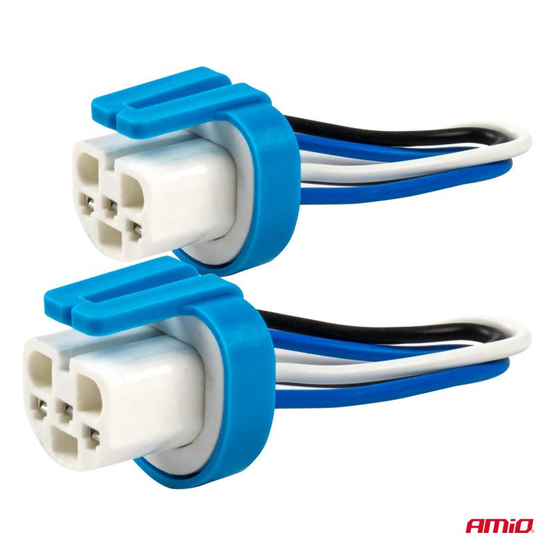 Keramické pätice 2 ks HB1/HB5 9004/9007 AMIO – Obrázok 2