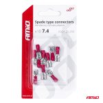 Elektrické konektory – samice (násuvka) 7.4mm 0.5-1.5mm2 10A 10 ks – Obrázok 4