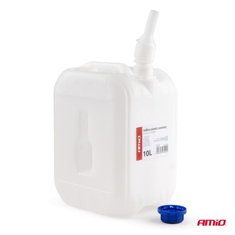 Kanister na vodu a kvapaliny AdBlue plastový 10L AMiO-03209 – Obrázok 2