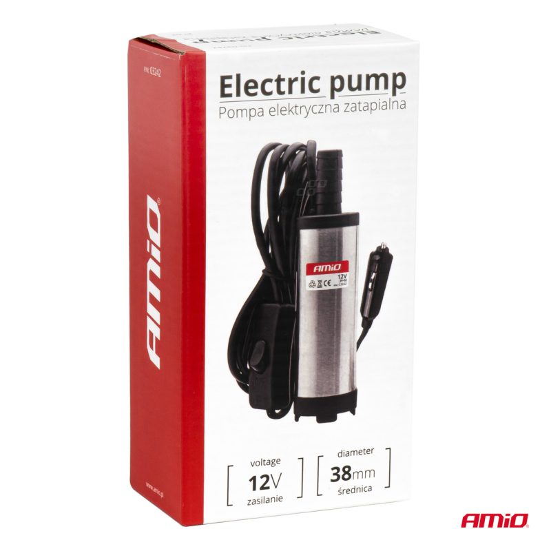 Elektrické čerpadlo na naftu 12V ponorné, priemer 38 mm – Obrázok 5