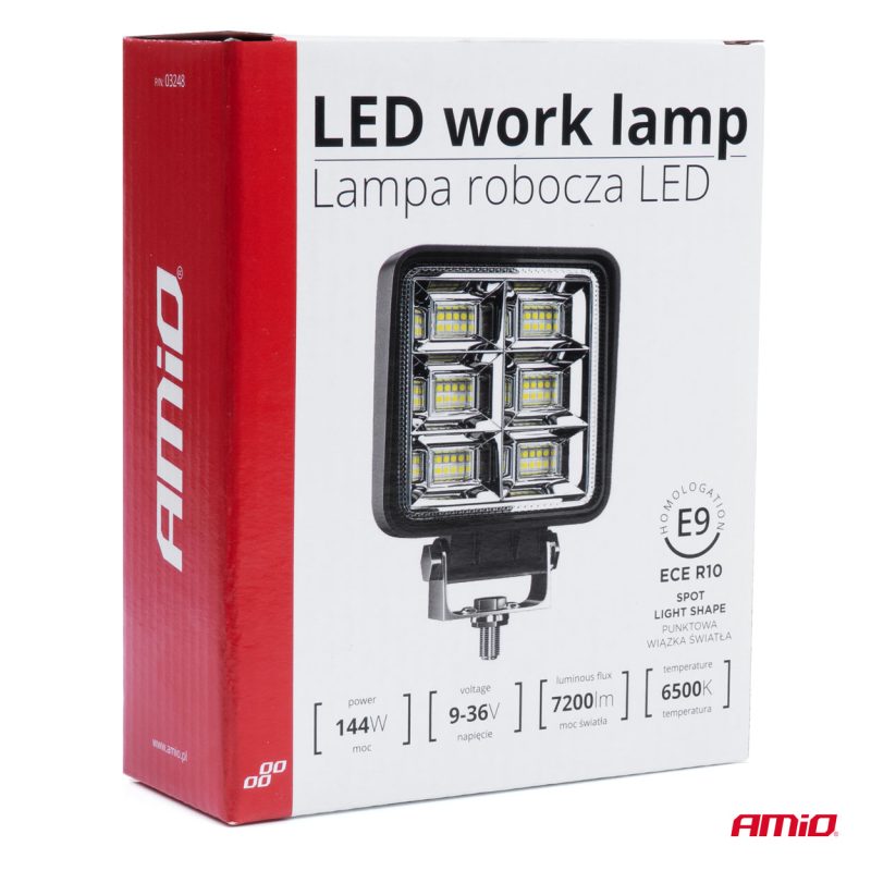 Pracovné LED svetlo AWL37 48 LED SPOT 9-36V – Obrázok 4