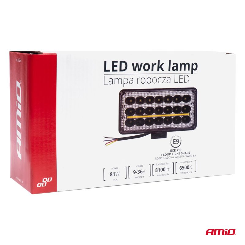 Pracovné LED svetlo AWL43 27 LED SPOT 9-36V – Obrázok 5