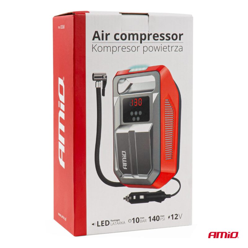 Digitálny kompresor do auta s LED 12V ACOMP-18 – Obrázok 10