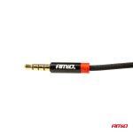 AUX kábel jack-jack 3,5mm 100 cm AMiO-03269 – Obrázok 3
