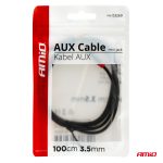 AUX kábel jack-jack 3,5mm 100 cm AMiO-03269 – Obrázok 5