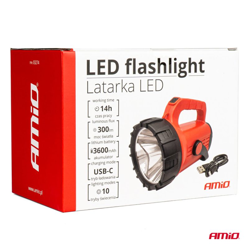 LED pracovná baterka WT18 – Obrázok 7