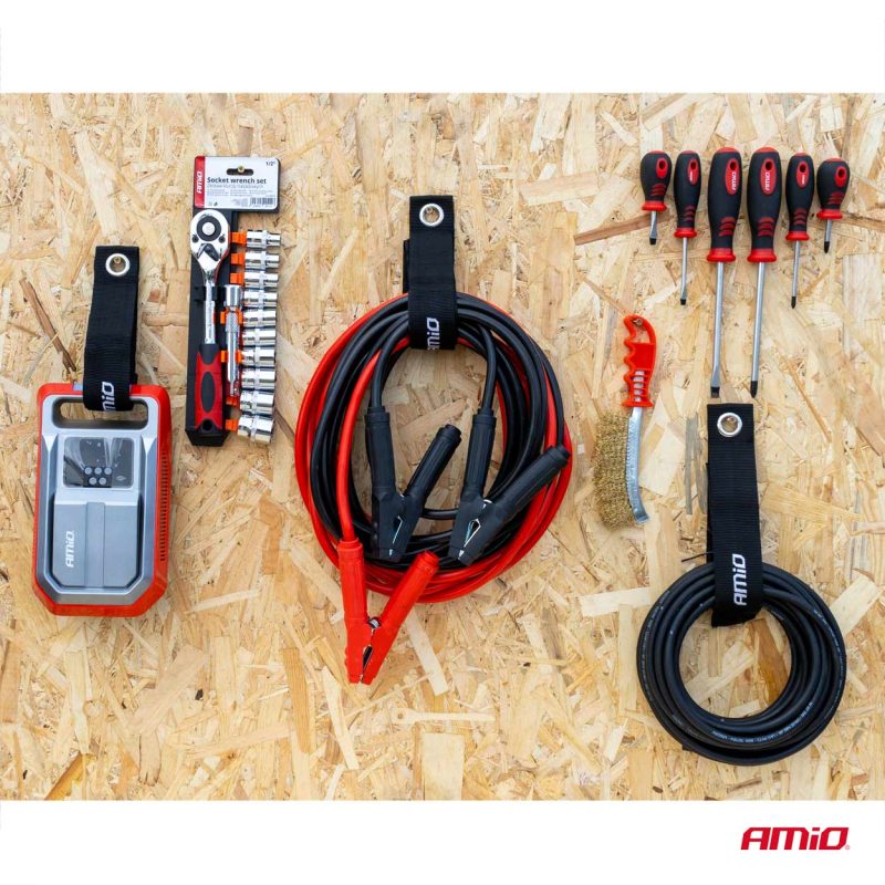 Držiak do garáže na suchý zips AMiO-03284 – Obrázok 2