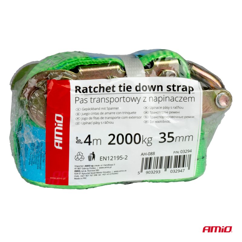 Upínací popruh s račňou 2000kg 38mm 4m – Obrázok 7