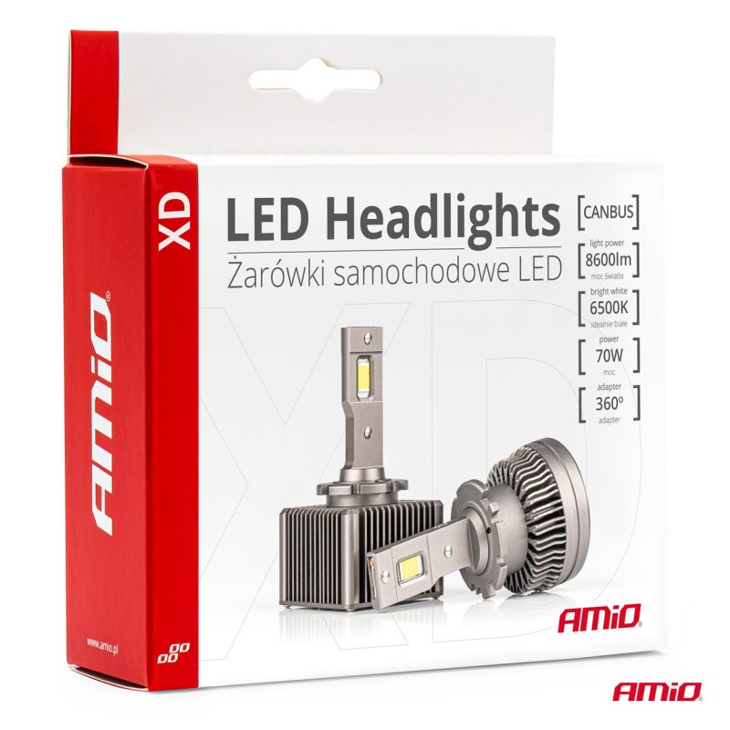 LED žiarovky hlavného svietenia D1S/D1R XD Series AMiO – Obrázok 6
